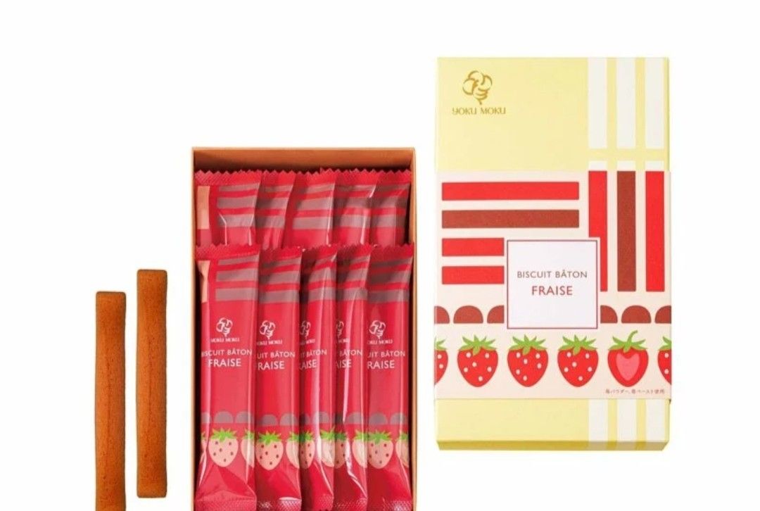 YOKU MOKU|春限定草莓曲奇棒 10入-RS048